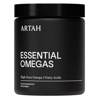 ARTAH Essential Omegas High Strength Marine Omega3 (EPA 1000mg + DHA 500mg) 60 FriendoftheSea Certified Fish Oil Softgels Brain, Heart, Skin & Inflammation Support