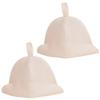 Fituenly Felt Sauna Hat Steam Bath Cap Elastic Shower Hats Bathroom Accessories Sauna Cap Sauna Supplies Absorbent Bathing Cap view 1
