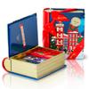 Venchi, Blue Christmas Mini Book with Assorted Granblend Chocolates, Milk and 75% Extra Dark, Limited Edition, 126 g, Gluten-Free, No Colourings or Preservatives, Gift Idea view 1