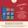 Venchi, Blue Christmas Mini Book with Assorted Granblend Chocolates, Milk and 75% Extra Dark, Limited Edition, 126 g, Gluten-Free, No Colourings or Preservatives, Gift Idea view 3