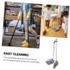 KAILIKETIY Versatile Broom and Dustpan Set with Long Handle Plastic Construction for Indoor and Office Use, Efficient Dustpan Broom Kit to Collect Debris with Ease, view 2
