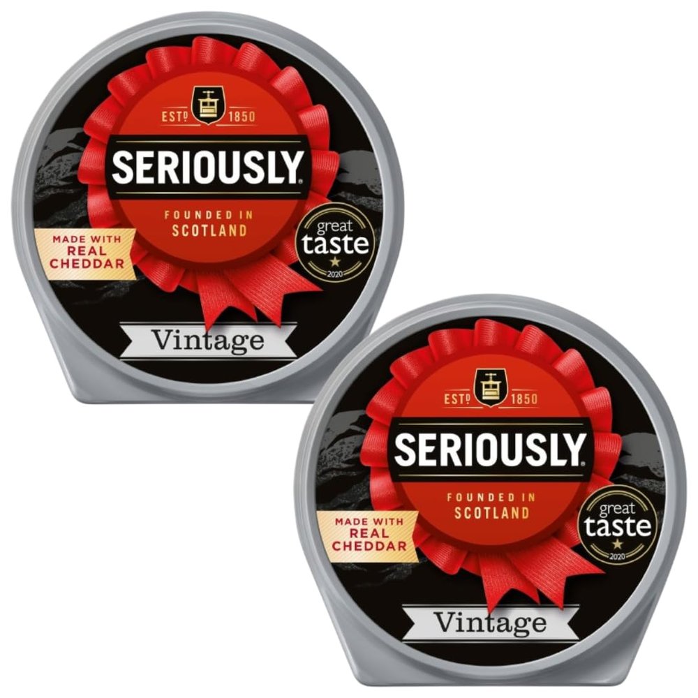 2x125g Seriously-Good Spreadable Vintage Cheese Spread (2x125g)