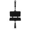 Aramox Aluminum Double Waffle Pan for Crispy Waffles Multifunctional Use for Desserts and Breakfast view 1