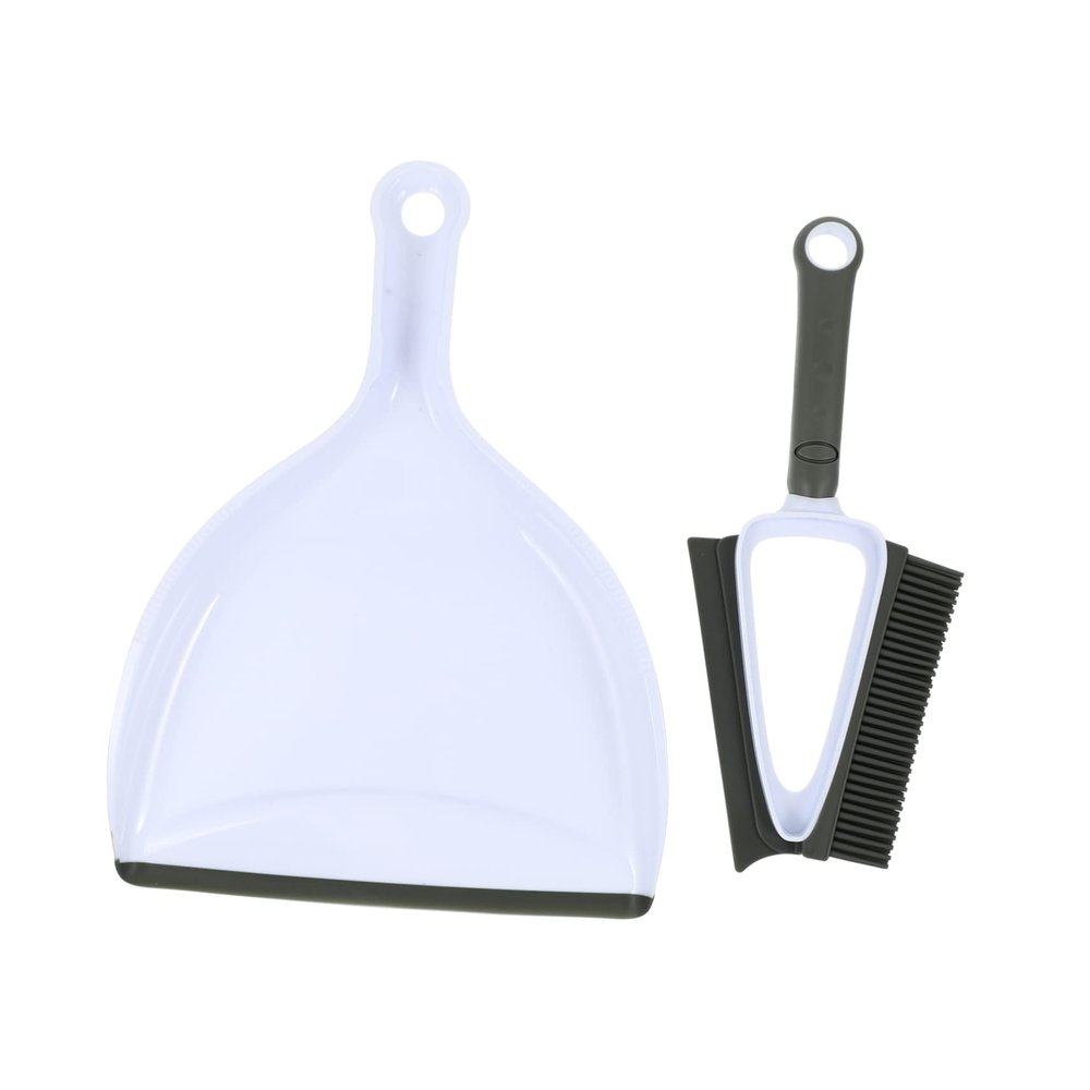 Veemoon Pet Hair Removal Brush Removing Pet Hair with Scraper Dustpan Set and for Cleaning Brush Sturdy Pp and Tpr Material at Home