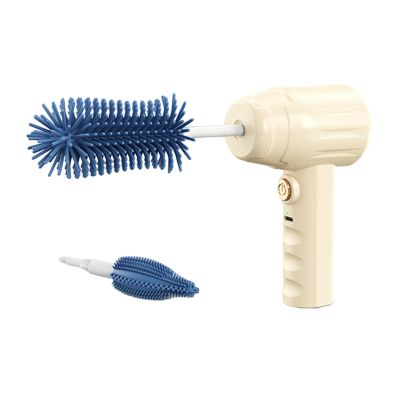 Electric Baby Bottle Silicone Brush USB Rechargeable Cup Cleaner Easy And Effective Nipple Cleaning Accessories Coffee Mug Cleaning Tool