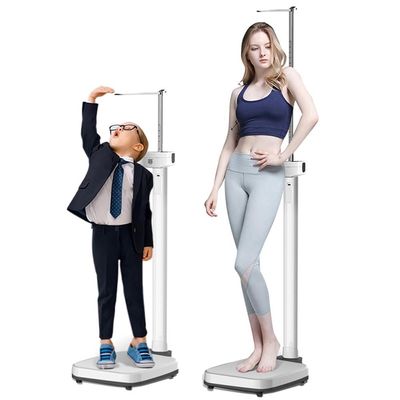 Medical Weighing Scale with Ultrasonic Height and Body Fat Analysis, Voice Function and LCD Display for Accurate Health Monitoring