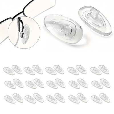 15 Pairs Silicone Nose Pads for Glasses Including Push-in,Durable & Comfortable Glasses Nose Pads,Push-in Glasses Nose Pads Silicone,Suitable for Regular Eyeglasses Sunglasses and Reading Glasses