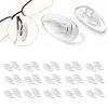 15 Pairs Silicone Nose Pads for Glasses Including Push-in,Durable & Comfortable Glasses Nose Pads,Push-in Glasses Nose Pads Silicone,Suitable for Regular Eyeglasses Sunglasses and Reading Glasses view 1
