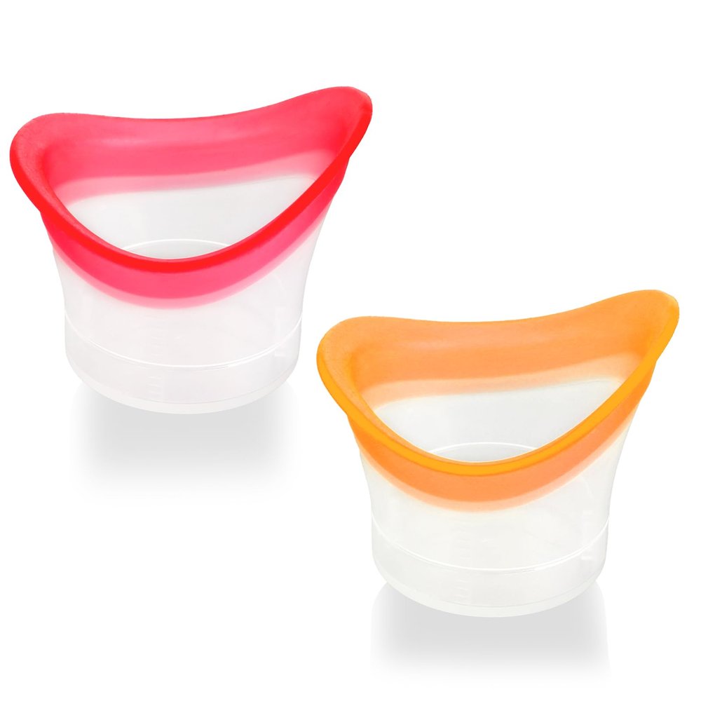 2pcs Eye Wash Cup Silicone Eye Wash Bath Kit Eyes Cleaning Cup for Rinse Eyes Wash Cleaner Kit Portable eye Care Tool Transparent eye Cleaner for Quick Relief Tired eyes Dust Cleaning Makeup Irritants