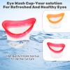2pcs Eye Wash Cup Silicone Eye Wash Bath Kit Eyes Cleaning Cup for Rinse Eyes Wash Cleaner Kit Portable eye Care Tool Transparent eye Cleaner for Quick Relief Tired eyes Dust Cleaning Makeup Irritants view 3