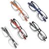 1 Pack Progressive Multifocus Reading Glasses With Comfort Spring Hinge, Blue Light Blocking Classes Readers (Black/Grey,1.5x) view 2
