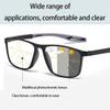 1 Pack Progressive Multifocus Reading Glasses With Comfort Spring Hinge, Blue Light Blocking Classes Readers (Clear/Grey,2.0x) view 4