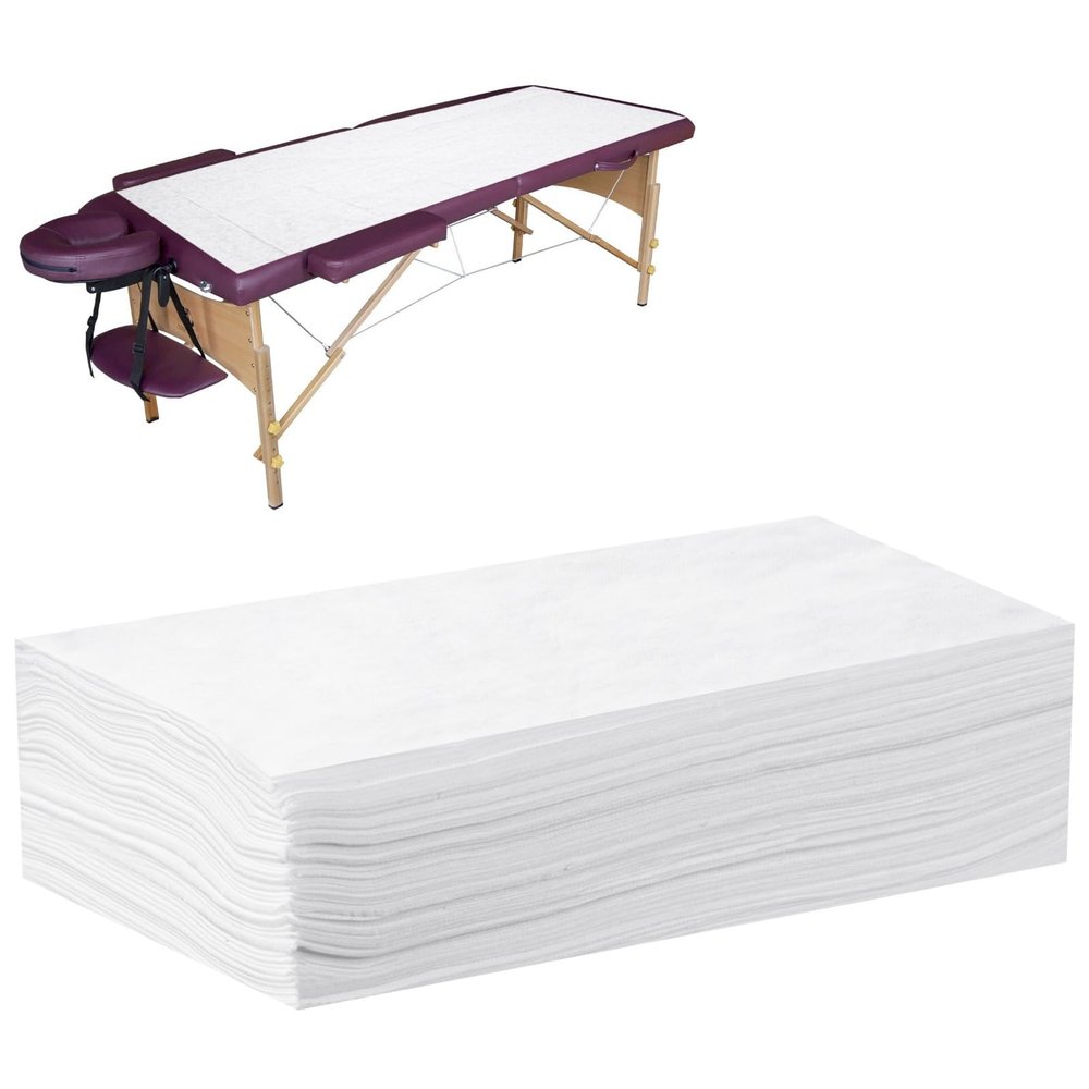 20 Pcs Disposable Spa Bed Sheets, Soft Non-Woven Fabric Protector For Massage Tables, 180 X 80Cm