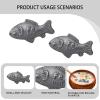 2 Pcs Iron Fish for Cooking, Iron Fish for Iron Deficiency, Suitable Home and Kitchen Decoration can be Given to Family and Friends view 3