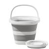 10L Foldable Silicone Bucket - Foldable Water Pail For Camping, Fishing & Gardening | Portable Space-Saving Tub Indoor Outdoor Use view 1