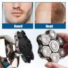 7D Magnetic Razor Head for Universal Head Shaver Men's Waterproof Replacement Razor Head with Bald Razor Attachment Compatible Wet and Dry Shaving Systems for Bald and Beard (Silver) view 4