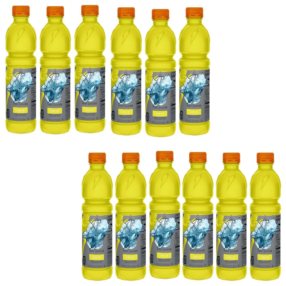 Sports Drink, 591ml bottled drinks | Gade (24 Cans (Full Case), Lemon-Lime)