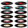 12 Pre-Cut Vinyl Records Design Edible Wafer Paper Cake Toppers Decorations view 2