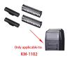 Compatible for Kemei KM-1102Electric Shaver Blade Razor Blade Net Replacement of Shaver Blade Accessory(2 Sets) view 3