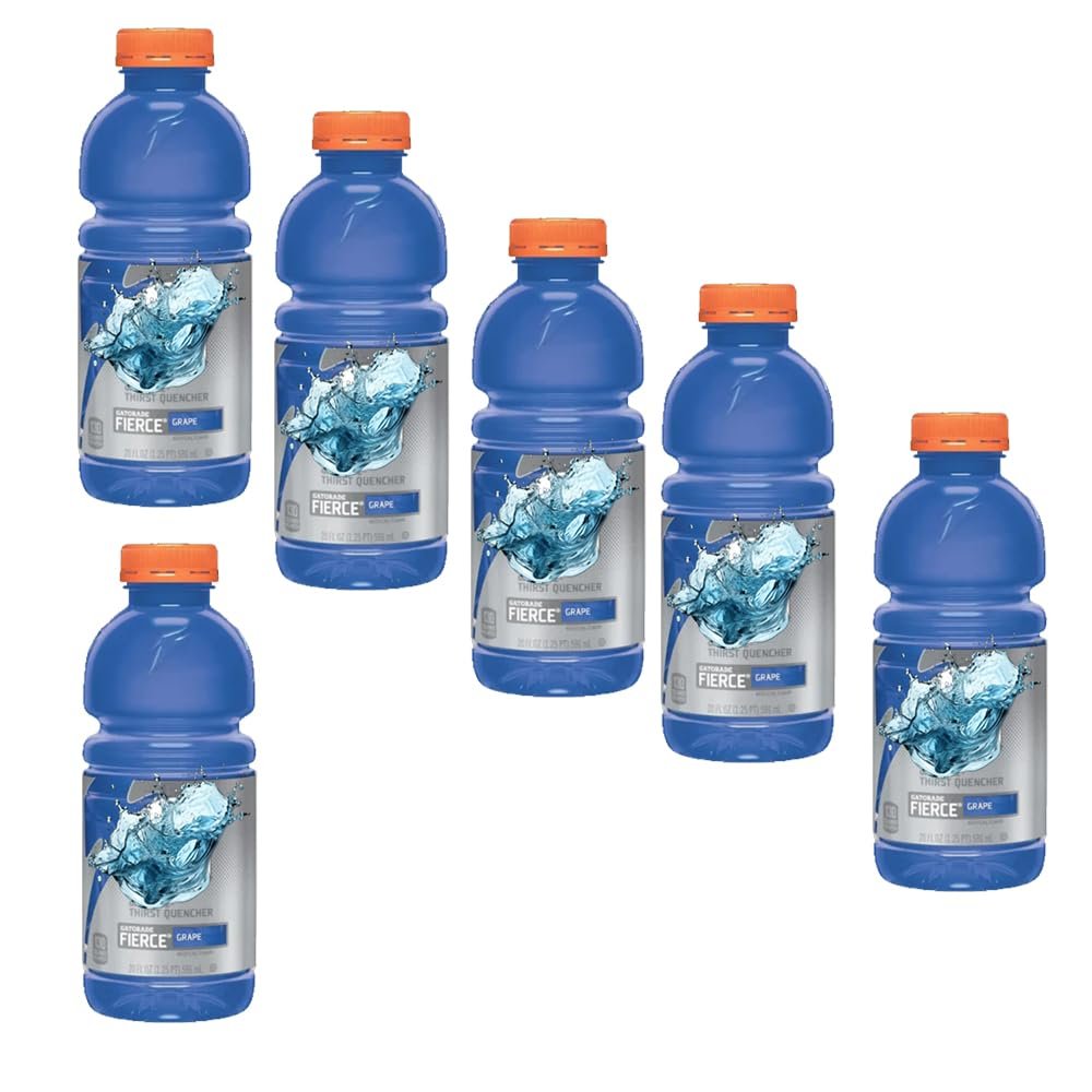Sports Drink, 591ml bottled drinks | Gade (6 Cans, Grape)