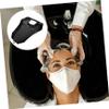 Hair Sink Basin Plastic Portable Black with Corrugated Neck Rest view 4
