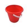 10 Litre Polypropylene Standard Plastic Bucket Heavy-Duty Domestic Utility Bucket with Handle Durable, Lightweight & Multipurpose for Home, Cleaning, Gardening & More Red view 2