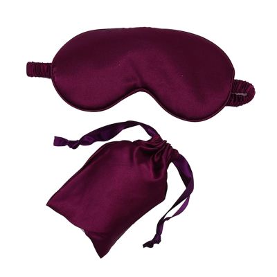Eye Mask Sleeping 1PCS Imitated Silk Sleep Eye Mask Padded Shade Eye Cover Patch Sleeping Mask Eyemask Blindfolds Travel Relax Rest Women Men(DPP)