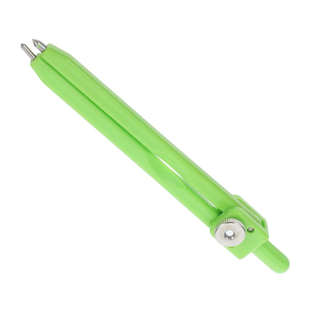 Blind Person Drafting Compass Green Plastic Drawing Tool