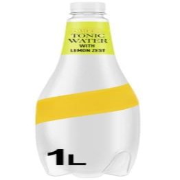 Tonic Water With Lemon Zest 1L (Pack Of 12) Lemon Soft Drink Delicoius And Tasty