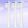 an Electric Toothbrush Replaces The Toothbrush Head. Compatible for Philips HX6311 HX6312 HX6320 HX6321 HX6322 HX6330 HX6340(White x3pcs) view 2