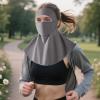 UV Protection Face Cover | Sun Protection Face Cover | with Drinking Hole Adjustable Ear Straps Breathable Neck Guard for Gardening Cycling Tennis Farming view 2