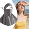 UV Protection Face Cover | Sun Protection Face Cover | with Drinking Hole Adjustable Ear Straps Breathable Neck Guard for Gardening Cycling Tennis Farming view 3