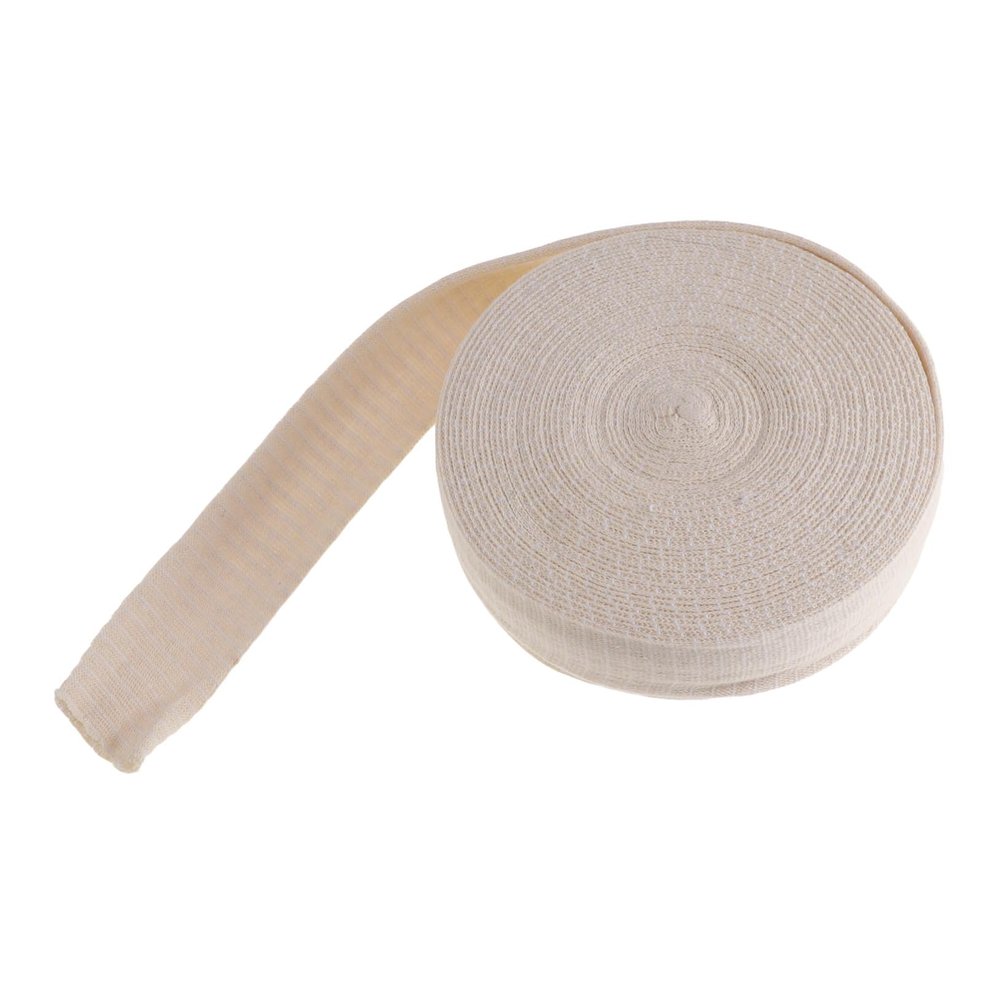 Tubular High Elastic Cotton Bandage for Men Adults Beige