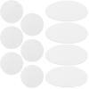 Didiseaon 100pcs Food Storage Desiccant Sheets Plant Fibre Drying Sheets Moisture Absorbers for Food Jars Biscuit Containers round 5cm Laminated Film