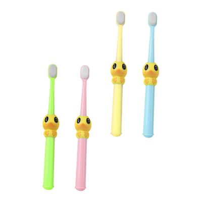 WRITWAA 4pcs Cartoon Bristle Toothbrushes for Kids, Soft Pp Material, Comfortable Experience, Unique Adorable Design, Encourages Oral Care Habits, for Children Aged 2-10