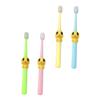 WRITWAA 4pcs Cartoon Bristle Toothbrushes for Kids, Soft Pp Material, Comfortable Experience, Unique Adorable Design, Encourages Oral Care Habits, for Children Aged 2-10 view 1