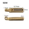 100pcs Special Eyeglasses Spring Insert Glasses Spring Hinge Repair Accessories Many Size Options(SG58) view 2