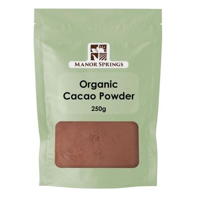 Organic Cacao Powder 250g by Manor Springs Organic