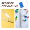 Holibanna 10pcs Transparent Plastic Thermometer Storage Tube Clear Acupuncture Tube Holder for Efficient Organization Compact Design Easy Identification and Safe Storage of Thermometers and view 3