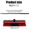 HUFIREHU High Altitude Cleaning Brush Water Fed Telescopic Brush Window Cleaning Brush Extendable Cleaner Conservatory Roof 5-12m Water Fed Pole Kit(RED_6M/19.7FT) view 2