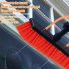 HUFIREHU High Altitude Cleaning Brush Water Fed Telescopic Brush Window Cleaning Brush Extendable Cleaner Conservatory Roof 5-12m Water Fed Pole Kit(RED_6M/19.7FT) view 3