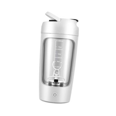 KIXZSAZ 650ml Electric Protein Shaker Bottle Mixer Cups USB Rechargeable for Fitness