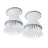 Anneome Kitchen Scrub Brush Sturdy Pp and Tpr Material Lightweight with Gentle Nylon Bristles 2pcs Dish Cleaning Brush with Handle for Efficient for Kitchen and Bathroom Fixtures view 1