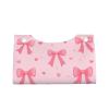 Bows Long Tissue Box Cover Faux Leather Tissue Holder, Stylish Tissue Dispenser For Bathroom, Living Room, Office, Bedroom, Car Use view 2