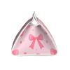 Bows Long Tissue Box Cover Faux Leather Tissue Holder, Stylish Tissue Dispenser For Bathroom, Living Room, Office, Bedroom, Car Use view 3