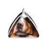 Bernese Mountain Dog Long Tissue Box Cover Faux Leather Tissue Holder, Stylish Tissue Dispenser For Bathroom, Living Room, Office, Bedroom, Car Use view 3