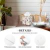 Retro Airplane Print Tissue Box Cover Square, Foldable Modern Leather Cube Tissue Box Holder, Home Decor Accessories for Bathroom, Nightstand, Office Desk, Car, Tabletop view 3