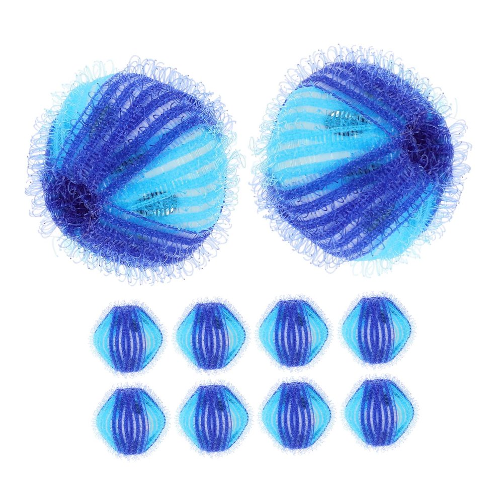 DIYEAH 10pcs Laundry Washing Balls Reusable Hair Remover Lint Remover Clothes Cleaning Supply for Washing Machine Pet Hair Removal