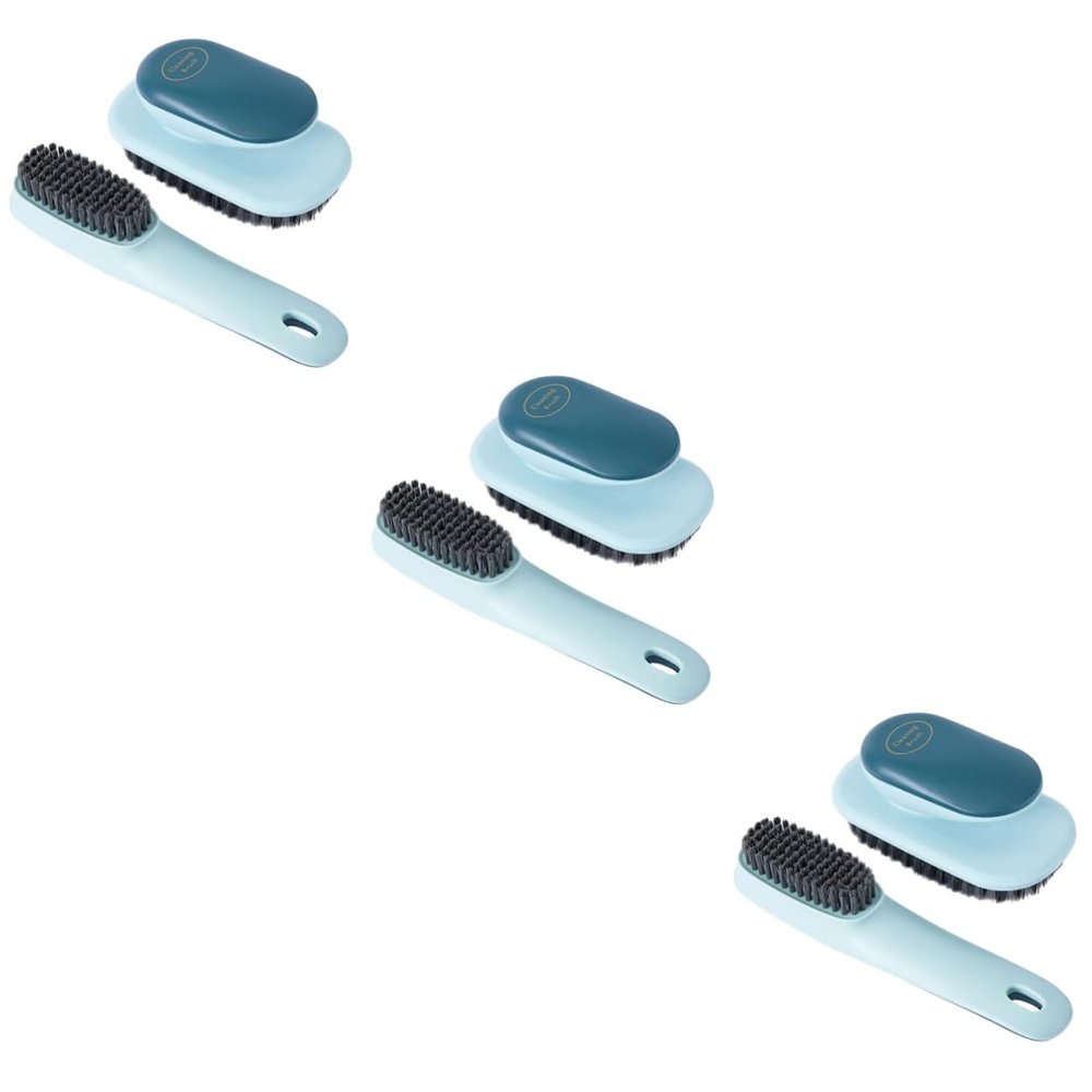 SAFIGLE 6pcs Scrub Cleaning Brush for Laundry and Shoe Washing Household Cleaning Brush Comfortable Grip