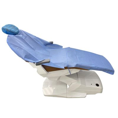 buyzg 75 Pieces Disposable Dental Chair Disposable Bed Sheets Massage Table Sheets Non-Woven Spa Fabric Waterproof Bed Cover Oil Proof Breathable Accessories for Spa Beauty Salon Hotels